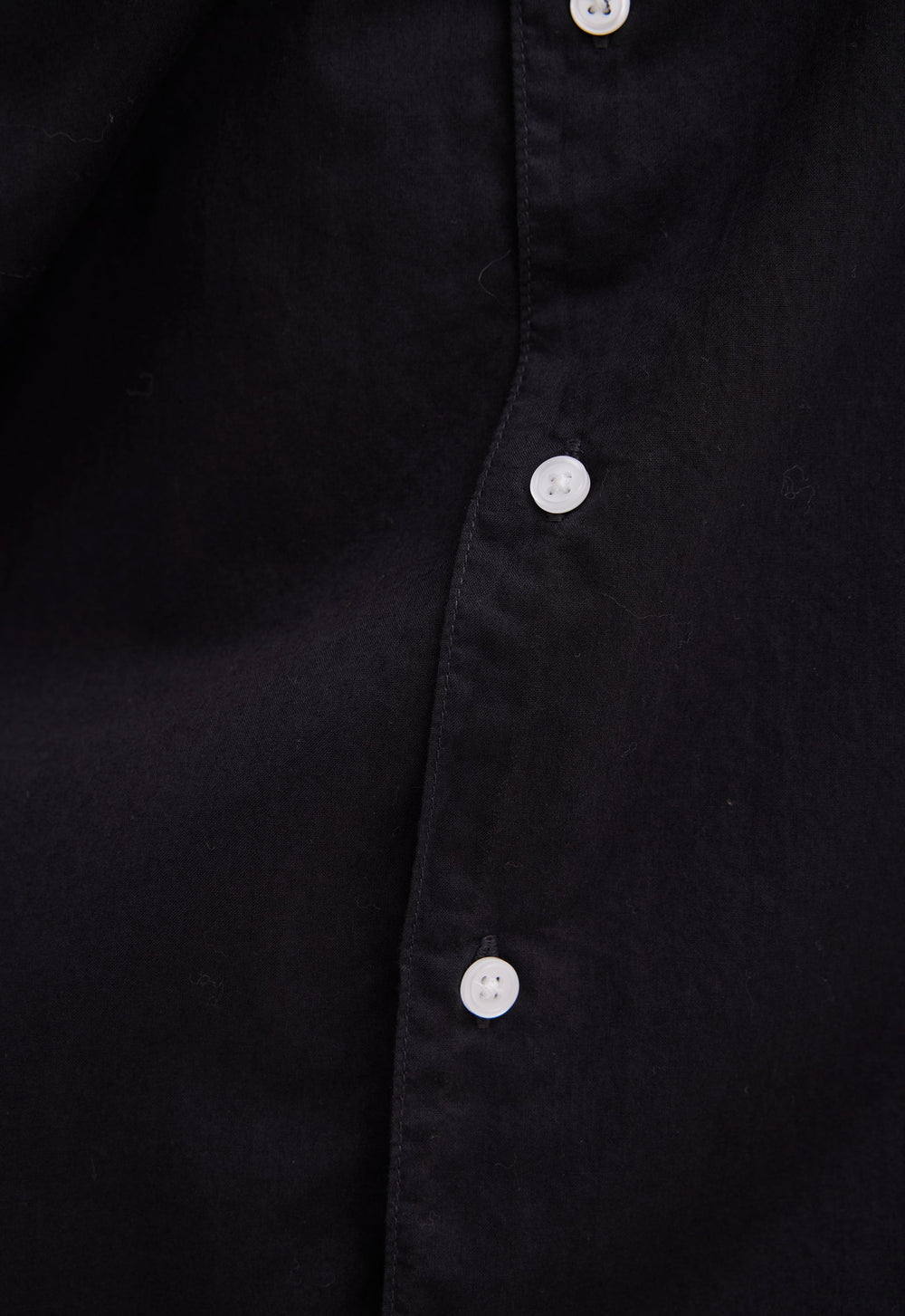 Jac+Jack Folded Collar Shirt - Black